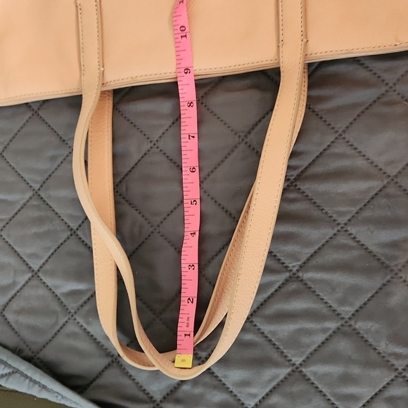 Mark and Graham coral leather tote - Picture 11 of 16